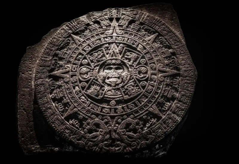 Piedra del Sol im Museo Nacional de Antropologia in Mexiko CV
