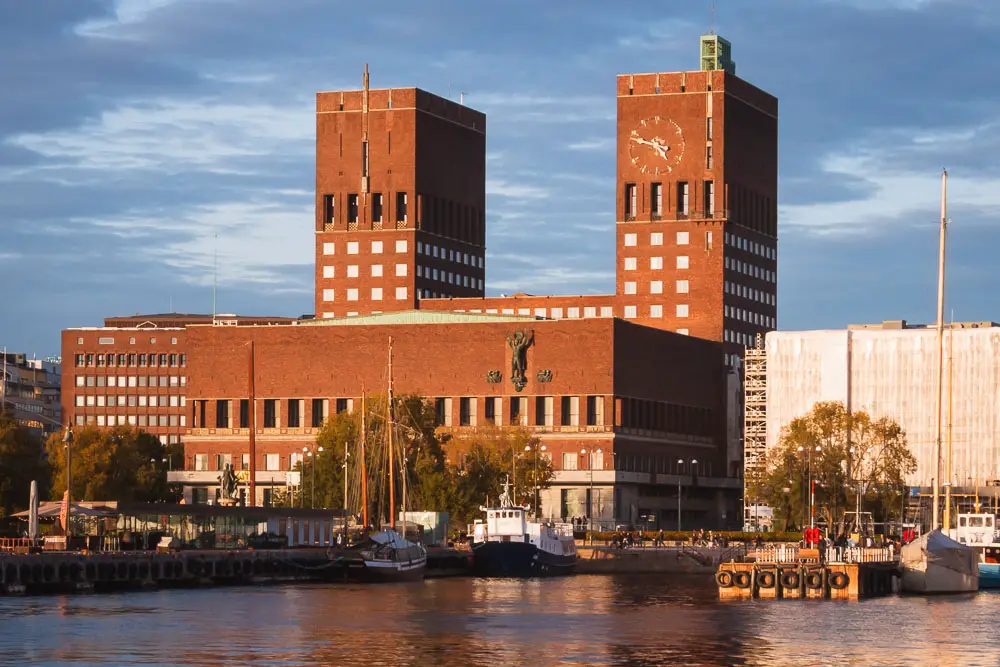 Rathaus von Oslo in Norwegen