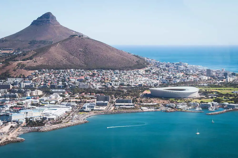 Stadion in Kapstadt in Südafrika