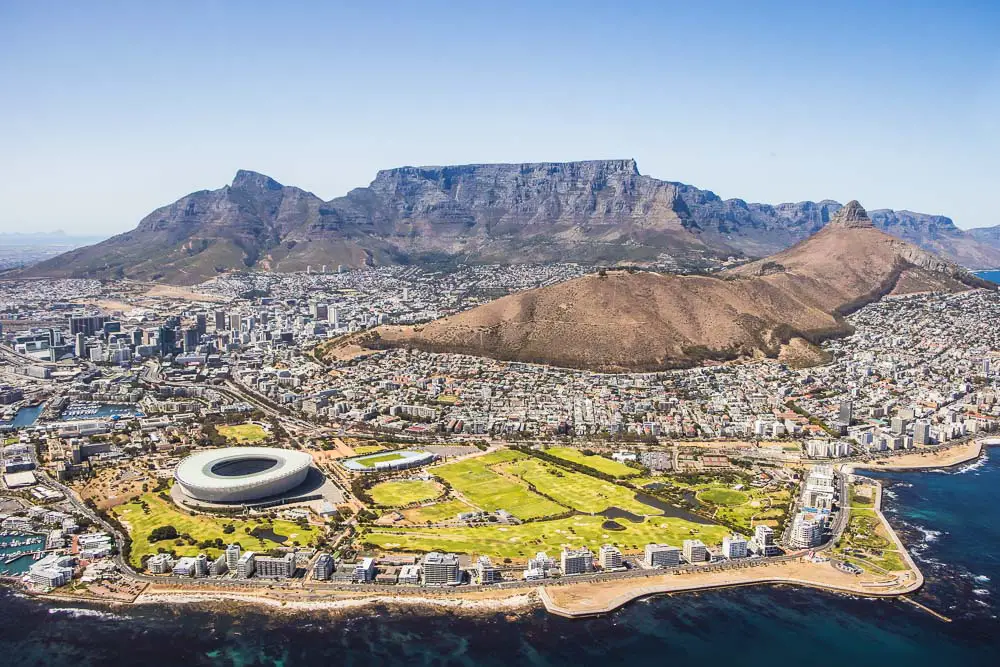 Tafelberg in Südafrika Tafelberg in Südafrika