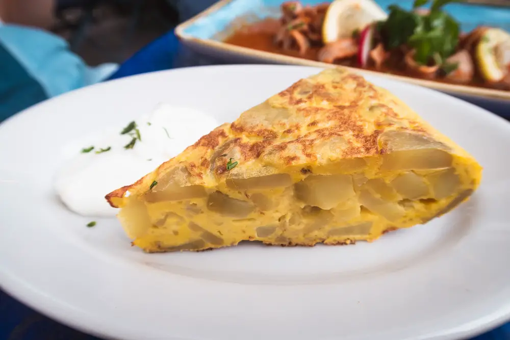 Tortilla de patatas aus Spanien