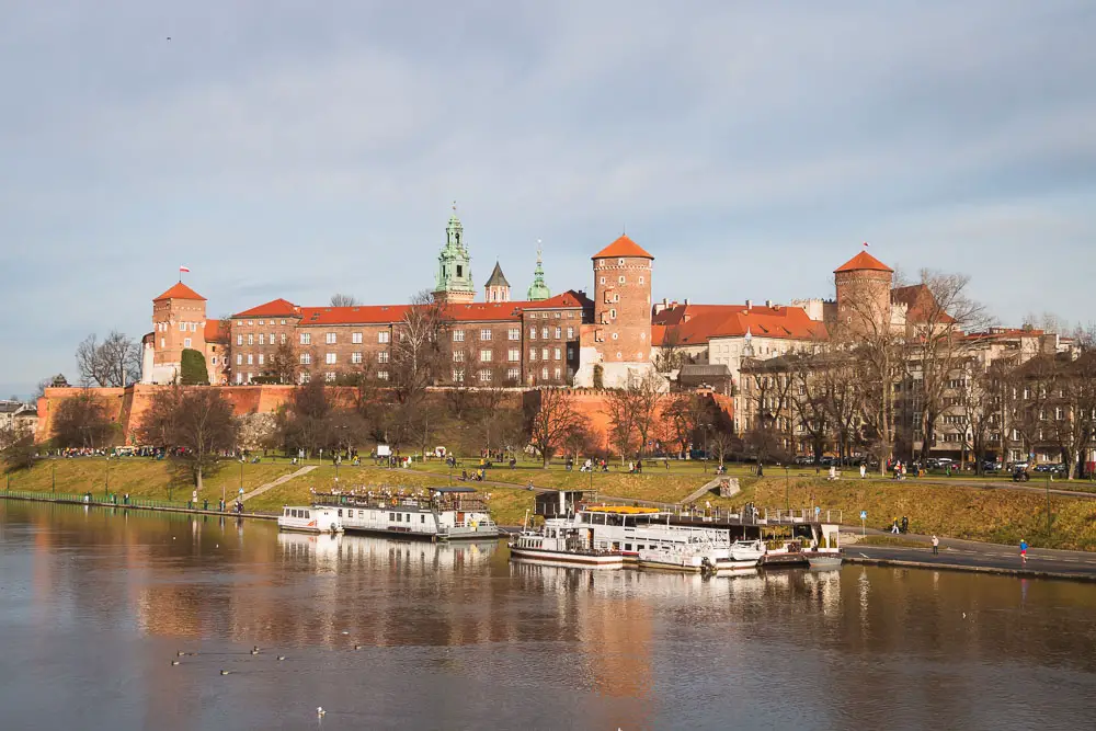 Burg Wawel in Krakau in Polen