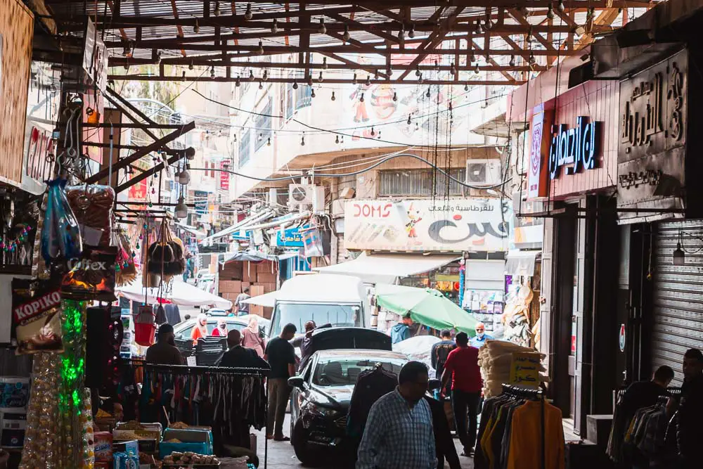 Gasse in Amman in Jordanien