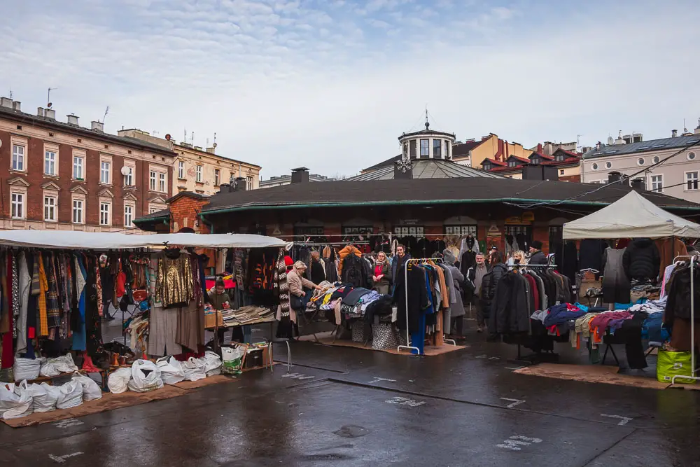 Plac Nowy in Krakau in Polen