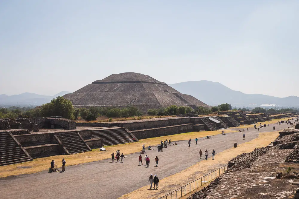 Teotihuacán in Mexiko City in Mexiko