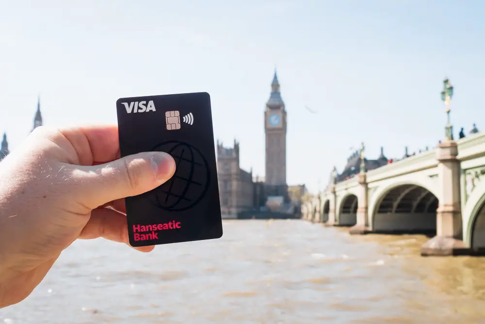 Bezahlen mit Karte in London im UK