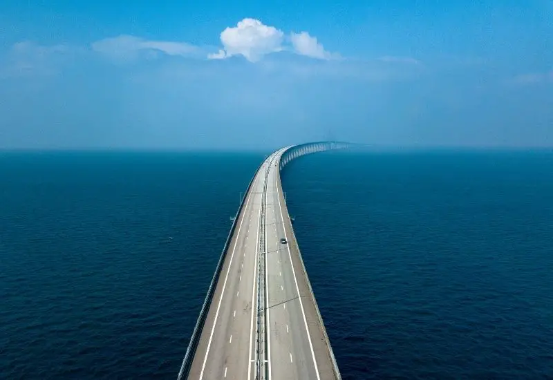 Öresund Brücke in Dänemark