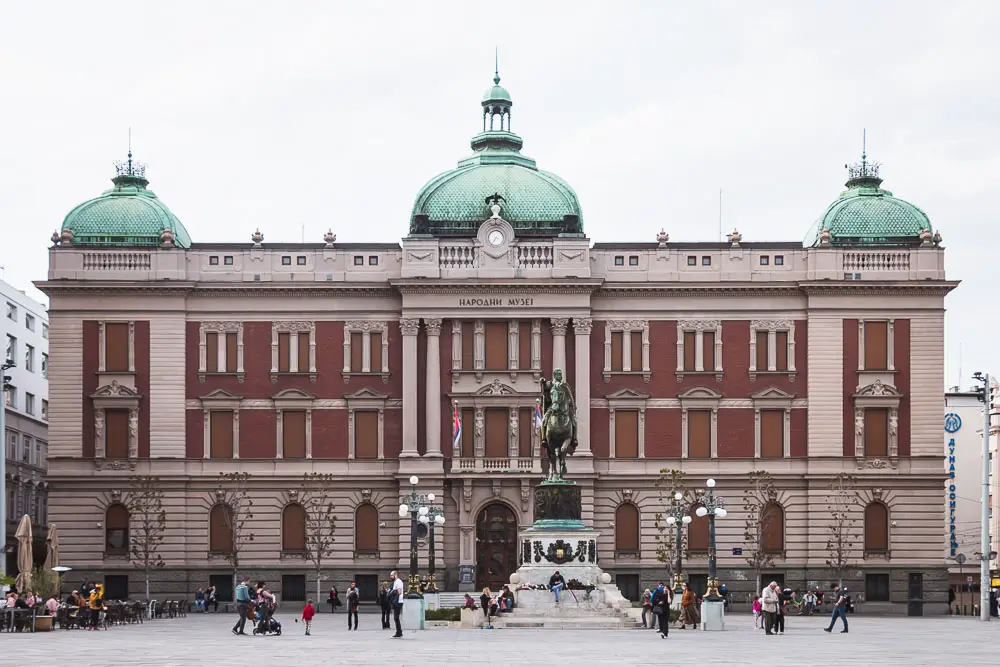 Serbisches Nationalmuseum in Belgrad in Serbien