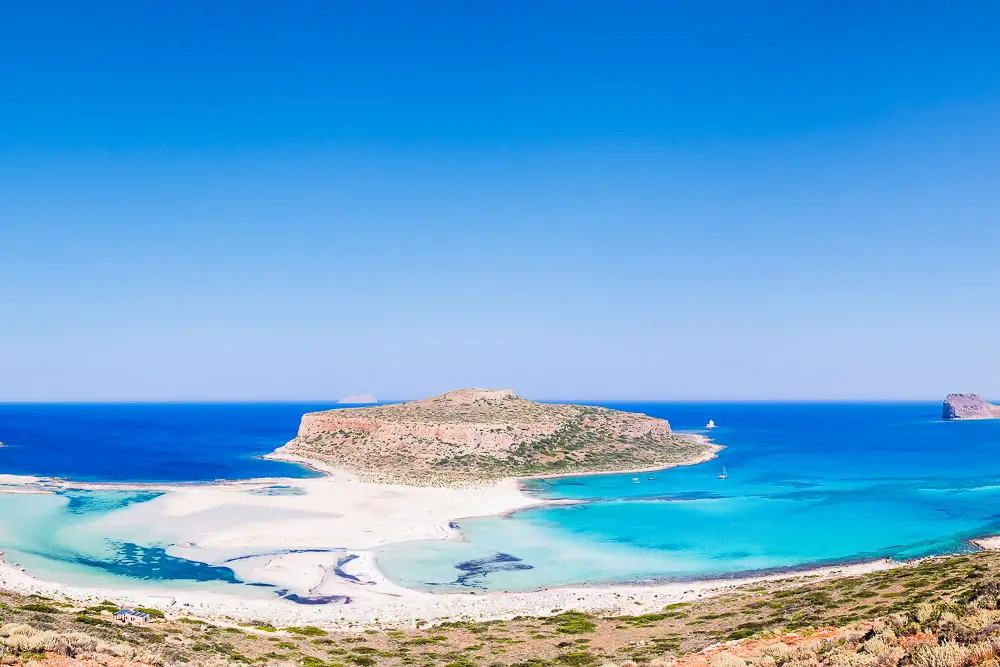 Balos Beach auf Kreta in Griechenland