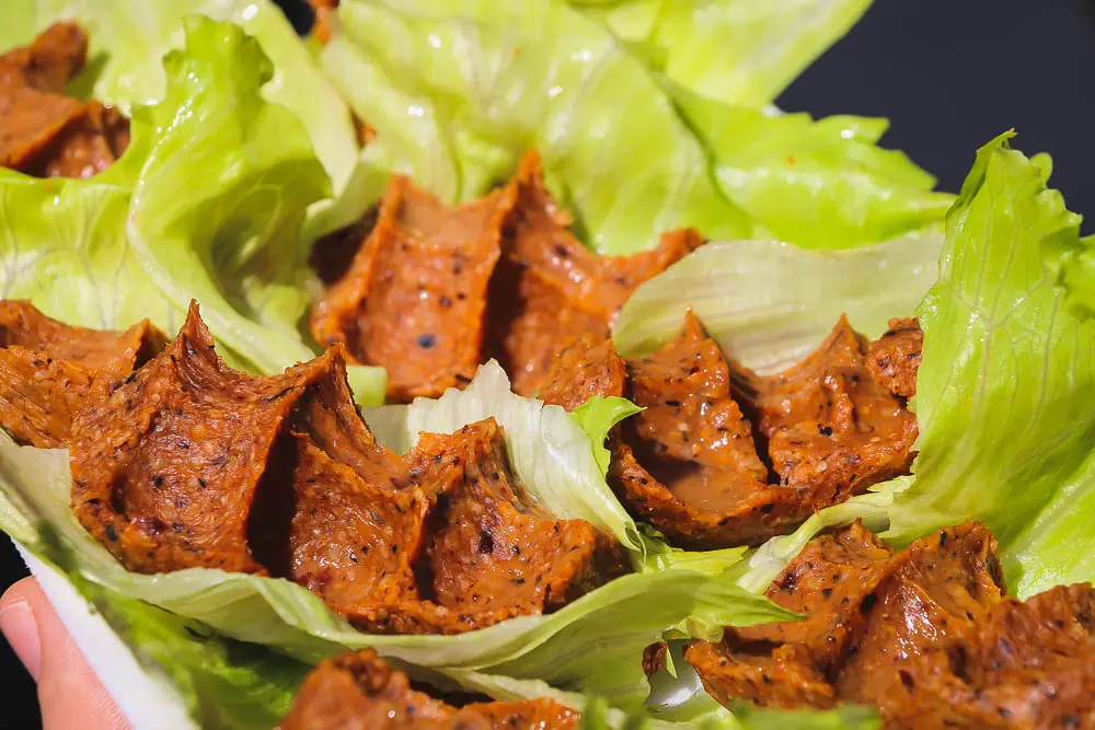 Cig Kofte von einem Laden in Istanbul in der Türkei