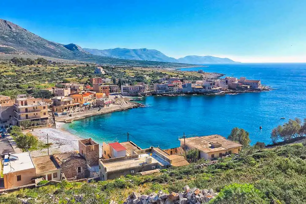 Dorf Mani auf der Halbinsel Peloponnese in Griechenland