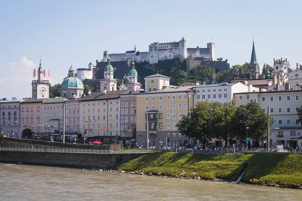 Festung Hohensalzburg in Salzburg in Österreich Festung Hohensalzburg in Salzburg in Österreich