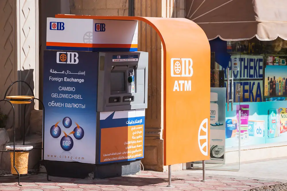 Geldautomat in Hurghada in Ägypten
