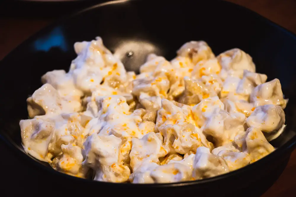 Manti in einem türkischen Restaurant in der Türkei