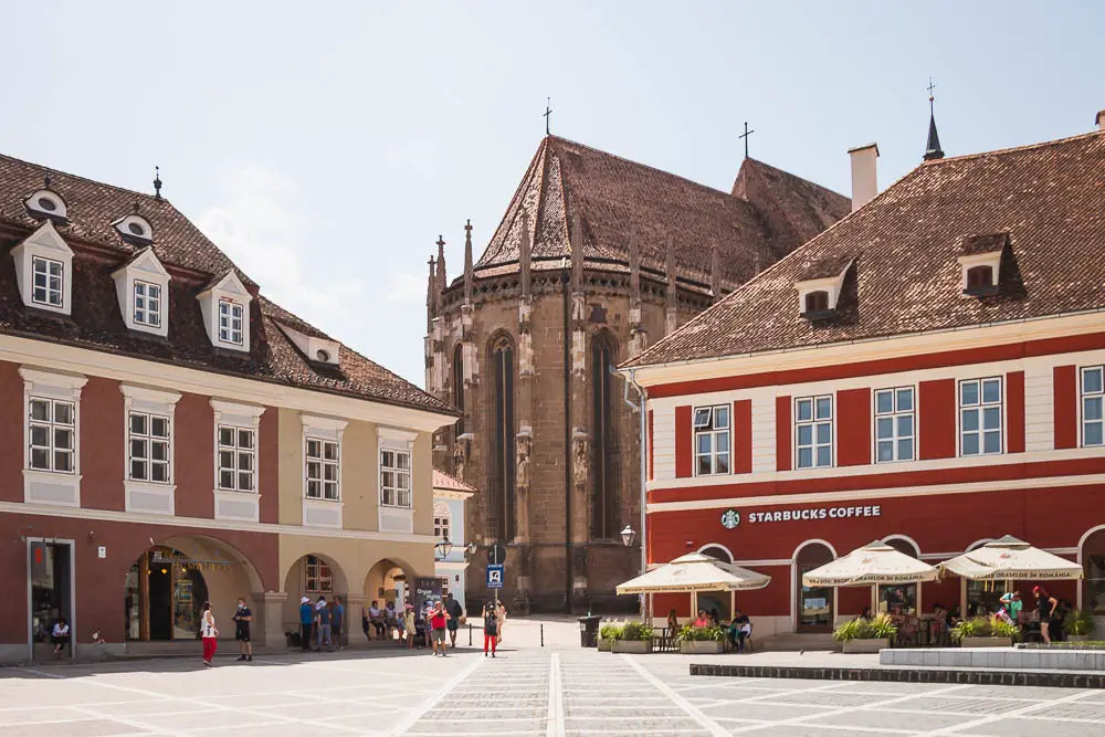 Cafe in Brasov in Rumänien