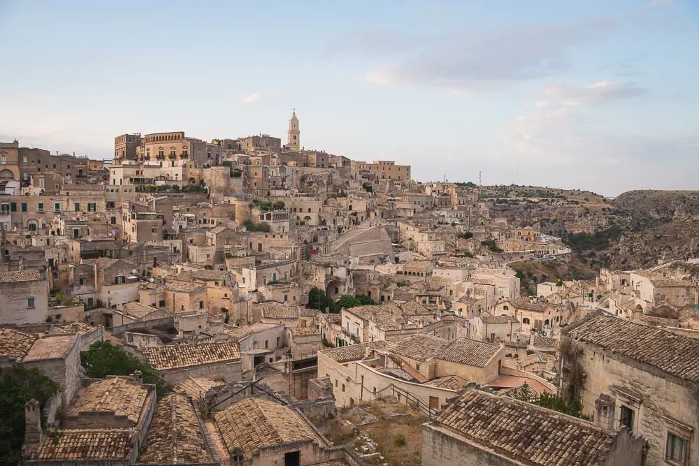 Sassi in Matera in Italien