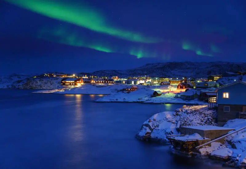 Aurora Nordlichter in Grönland