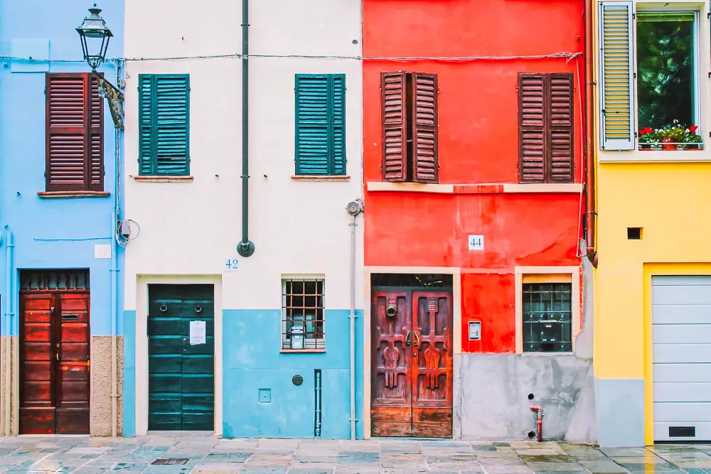 Haus Altstadt von Parma in Italien