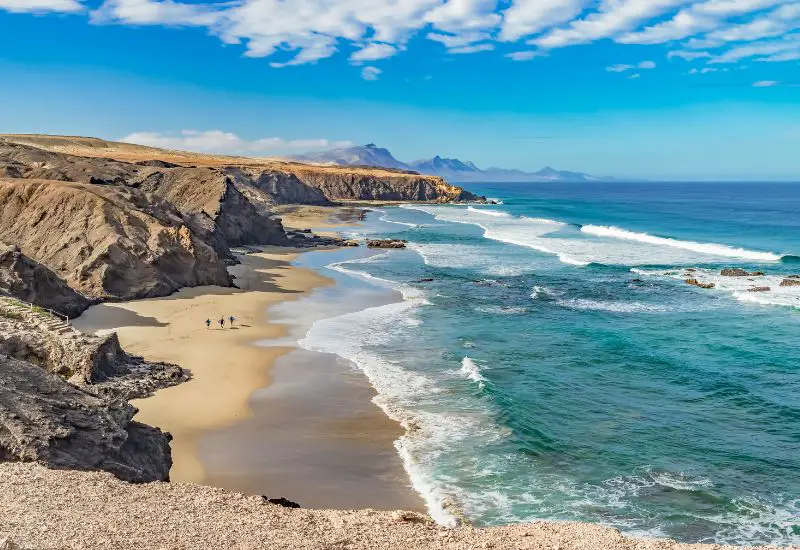 Playa del Viejo Rey auf Fuerteventura Kanarische Inseln in Spanien Playa del Viejo Rey auf Fuerteventura Kanarische Inseln in Spanien