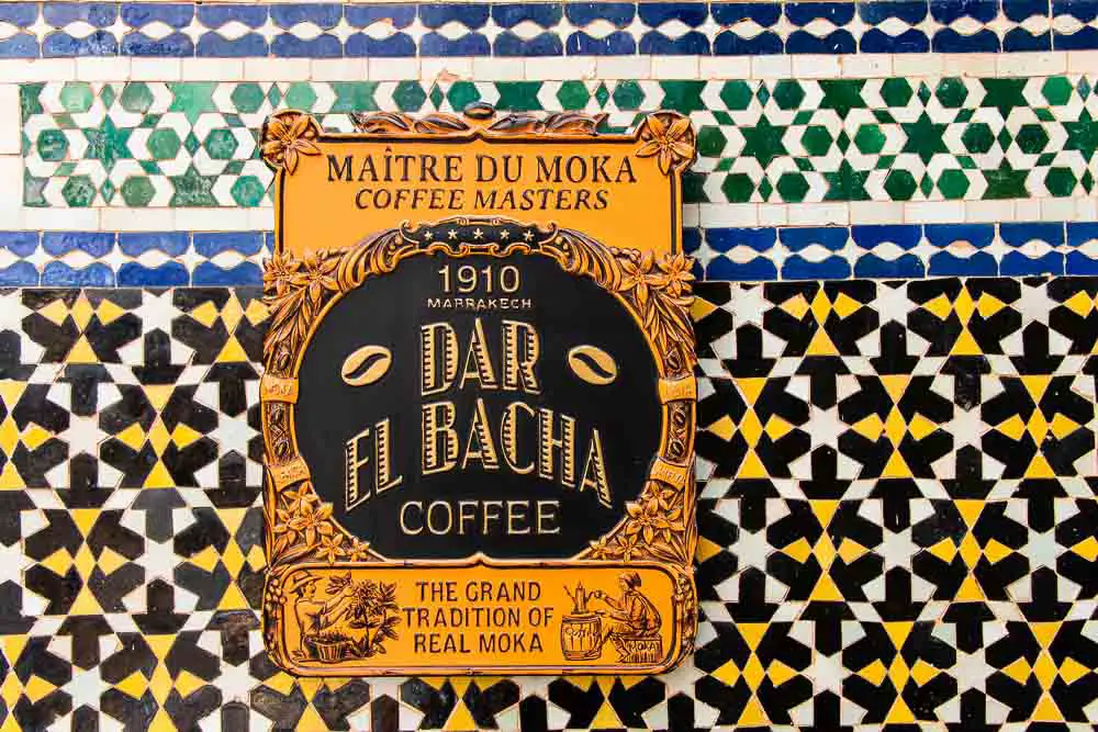 Dar El Bacha in Marrakesch in Marokko