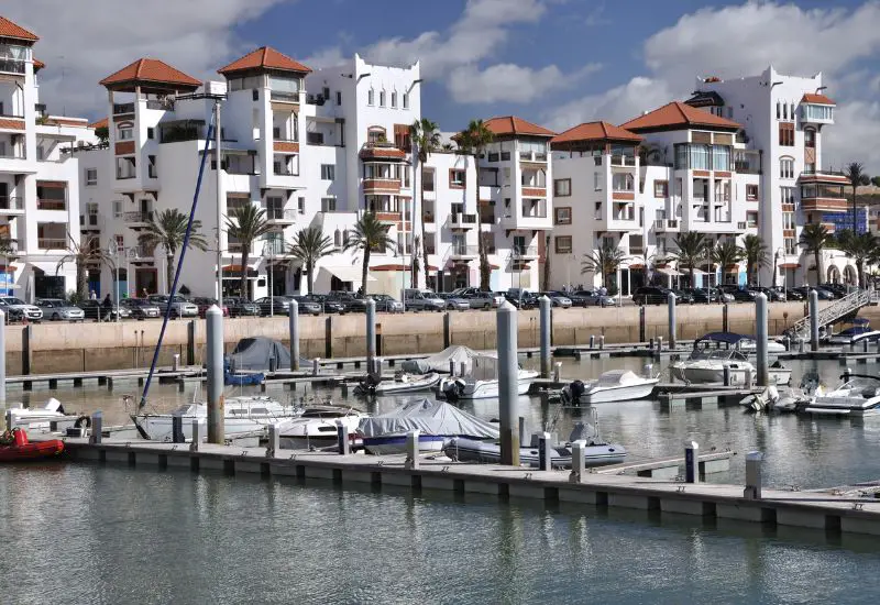 Marina in Agadir in Marokko