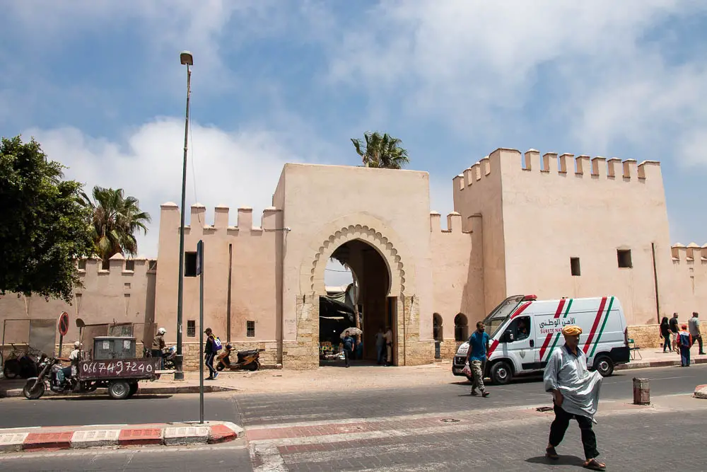 Souk el Had in Agadir in Marokko Souk el Had in Agadir in Marokko