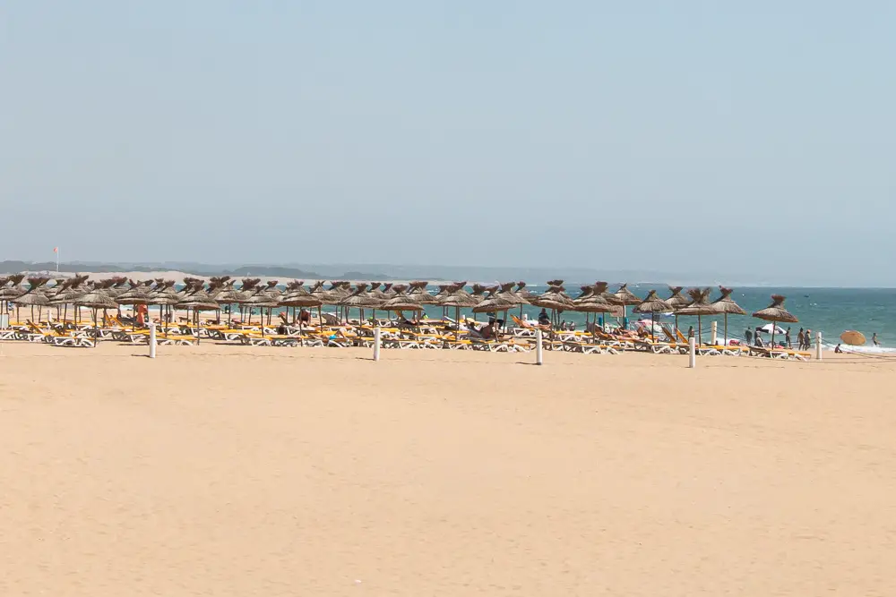 Strand in Agadir in Marokko