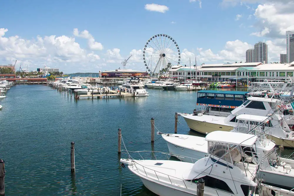 Bayside Marketplace in Miami in den USA Bayside Marketplace in Miami in den USA