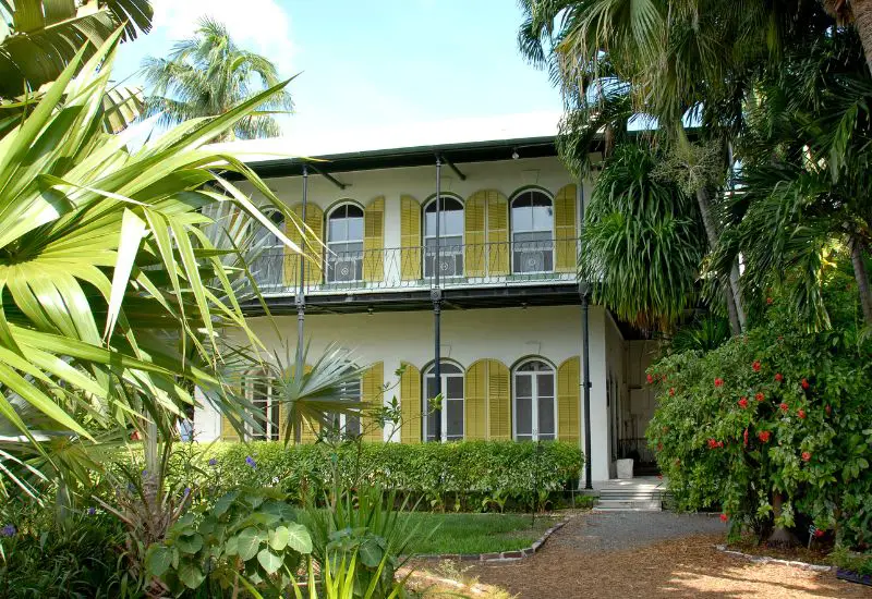Key West Ernest Hemingway House in Florida USA