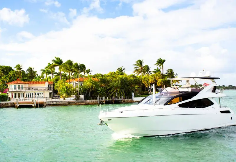 Star Island in Miami in Florida USA