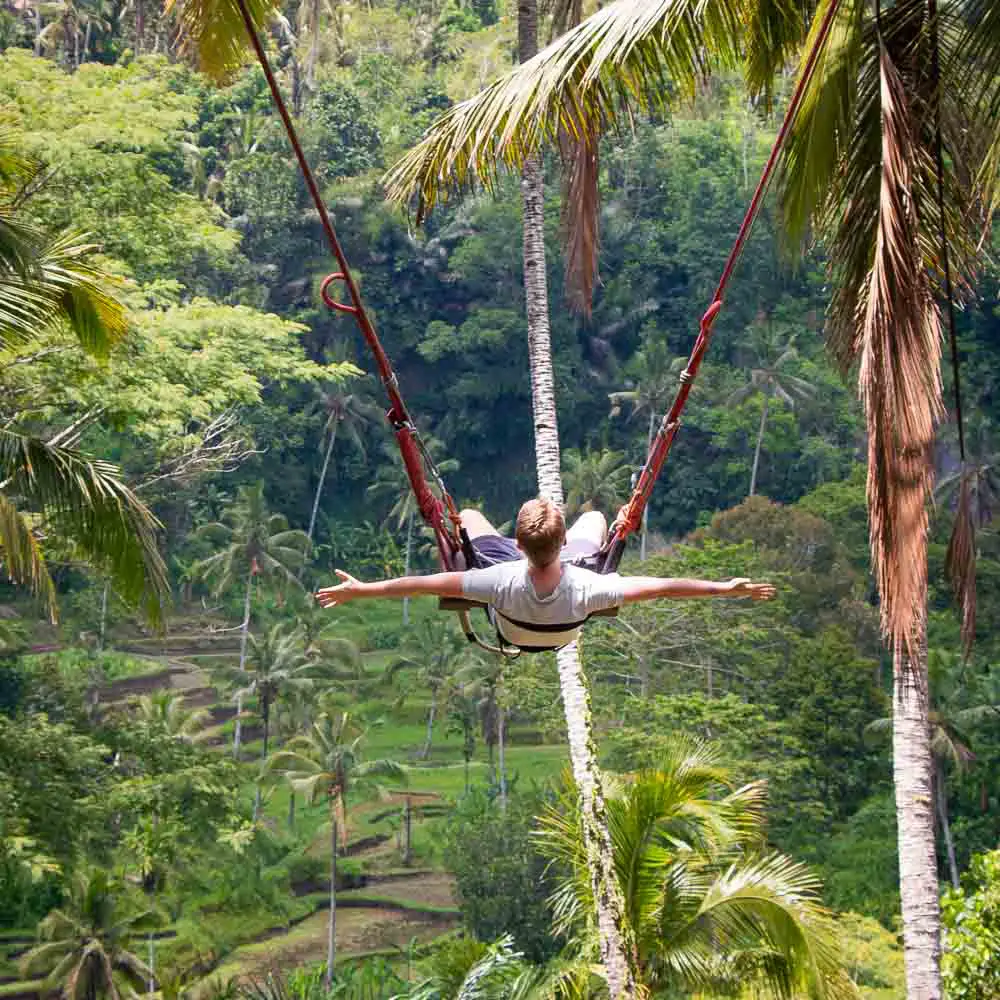 Thomas auf Bali in Indonesien