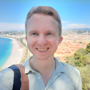 Thomas in Nizza in Frankreich Thomas in Nizza in Frankreich