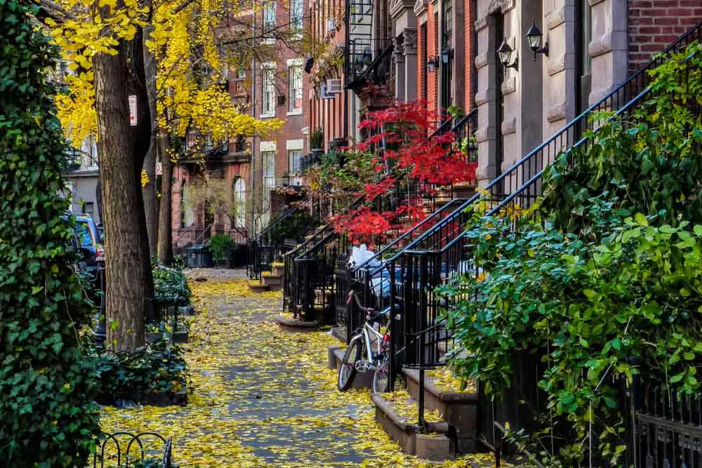 Greenwich Village in New York in den USA Greenwich Village in New York in den USA