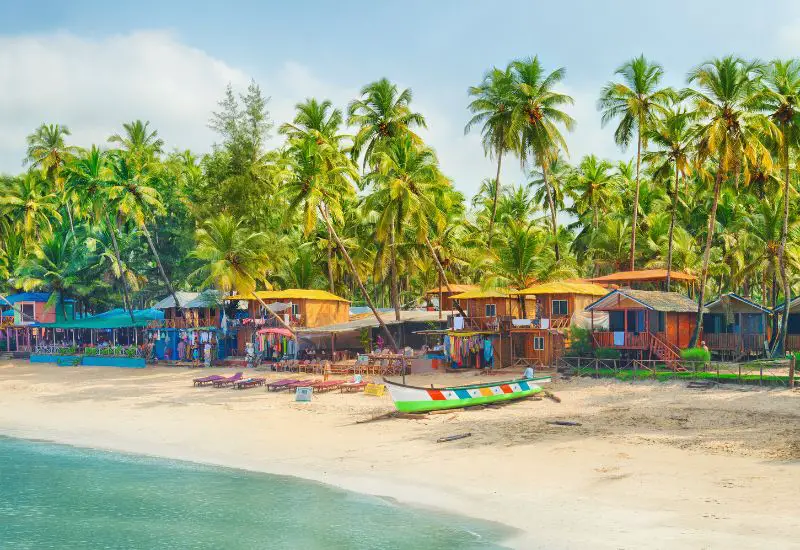 Palolem Beach in Goa Indien