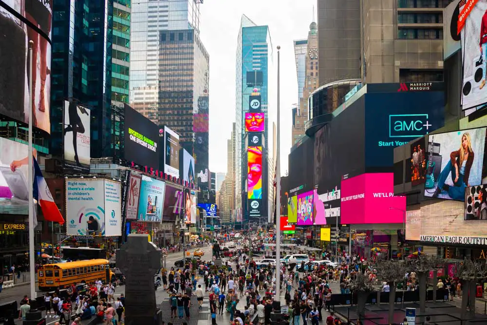 Times Square in New York in den USA Times Square in New York in den USA