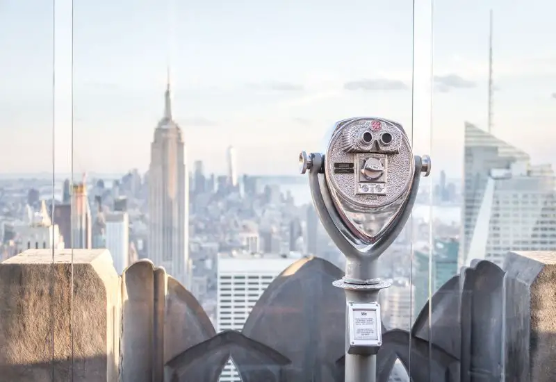 Top of the Rocks Aussicht in New York in den USA