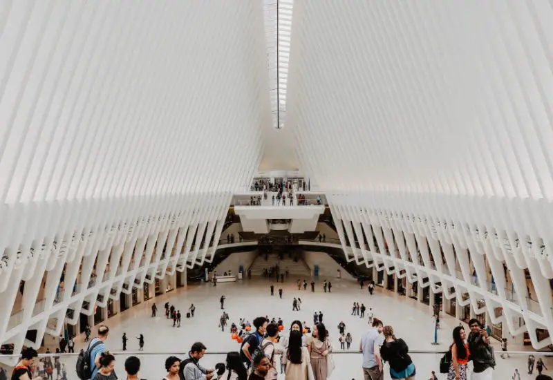 World Trade Center Transportation Hub in New York in den USA World Trade Center Transportation Hub in New York in den USA