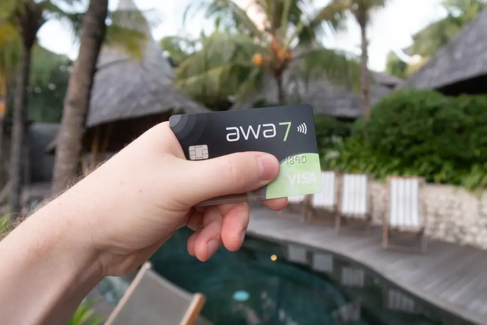awa7 Visa Kreditkarte Bild der awa7 Visa Kreditkarte