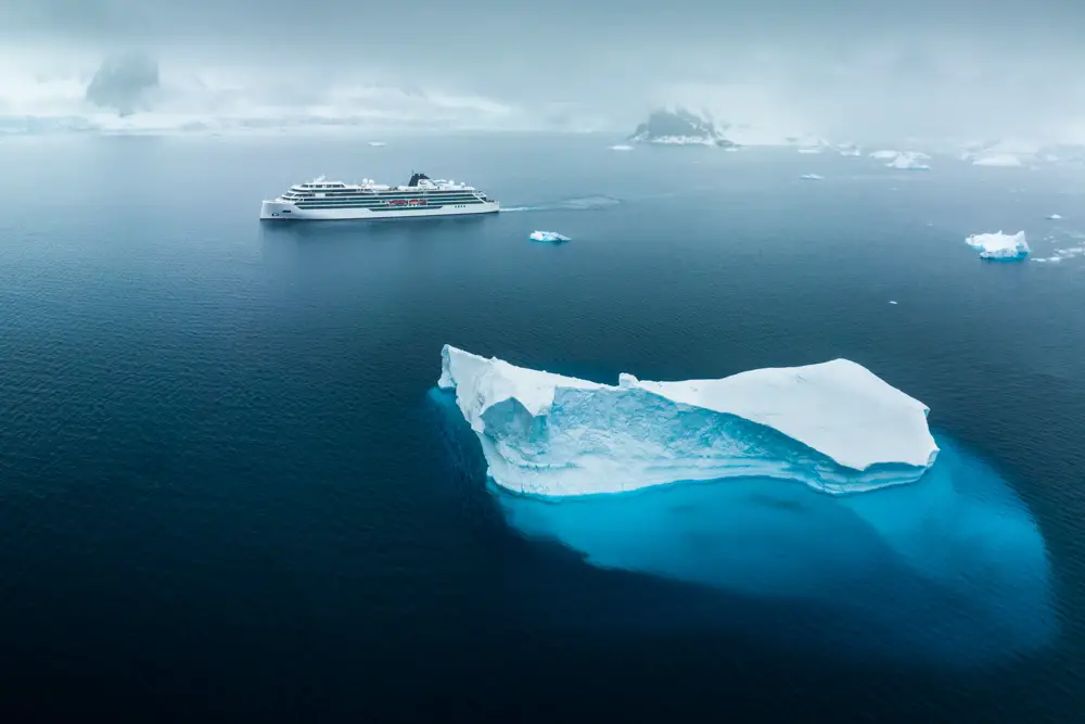 Schiff Viking Octantis in der Antatktis