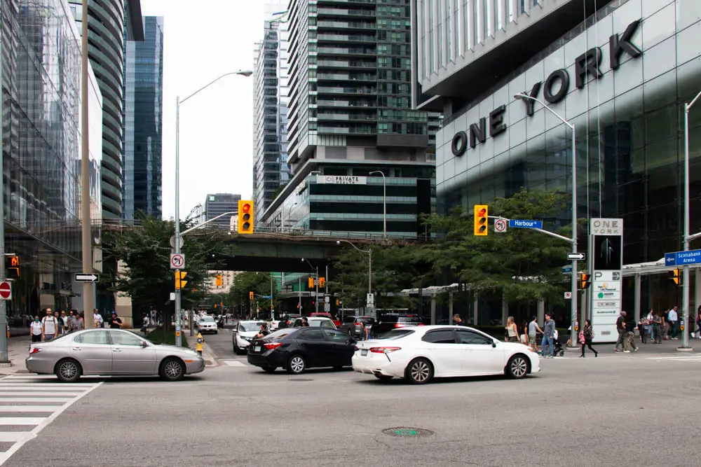 Straße in Toronto in Kanada