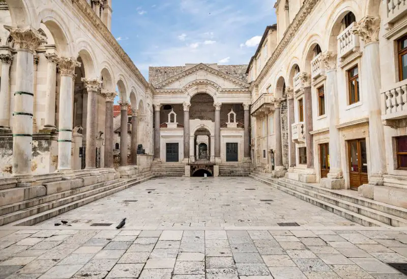 Diokletianspalast in Split in Kroatien Diokletianspalast in Split in Kroatien