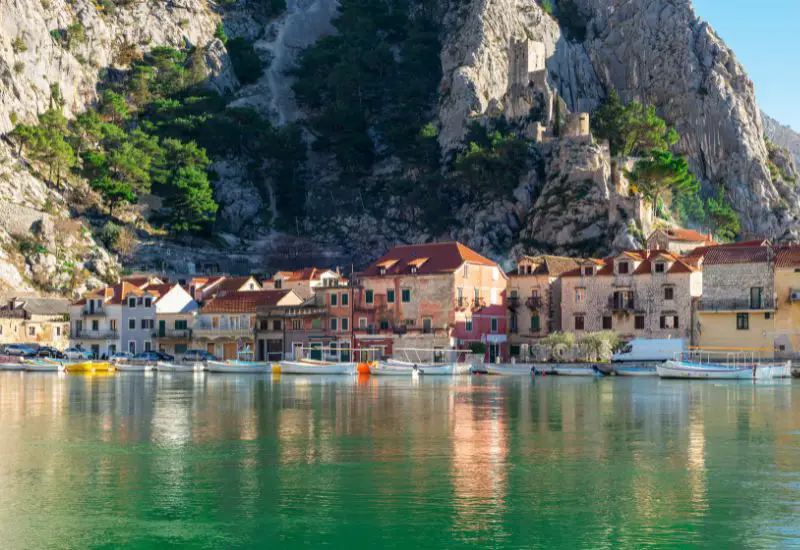 Omis in Dalmatinien in Kroatien