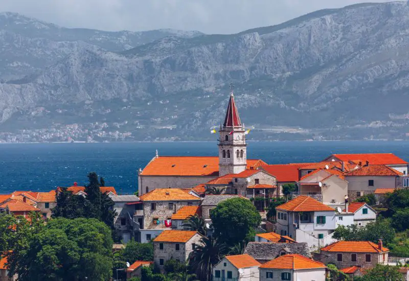 Postira auf der Insel Brac in Kroatien