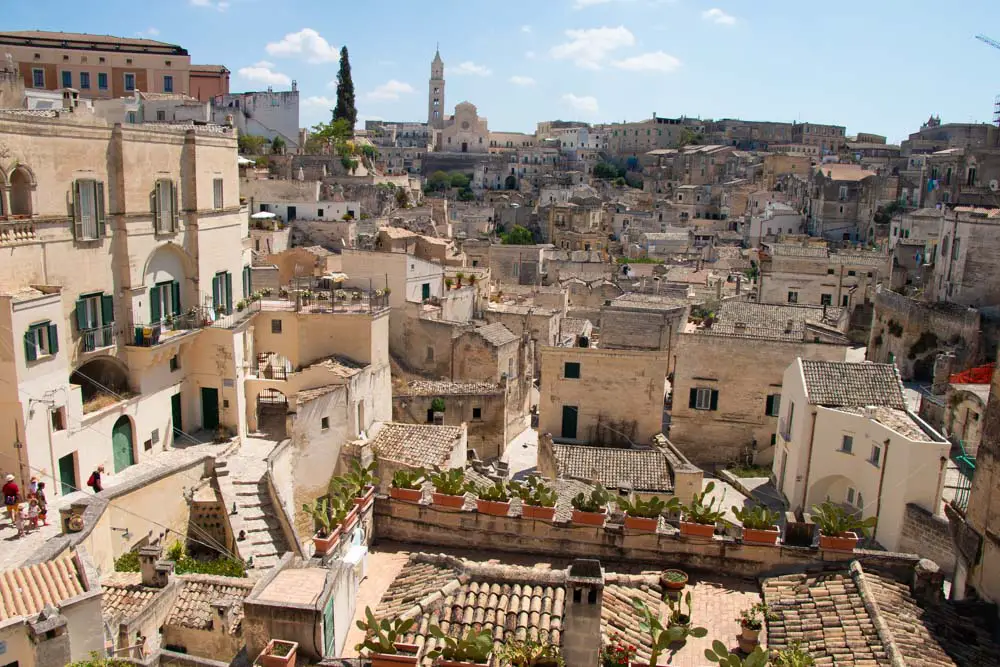 Sassi in Matera in Italien