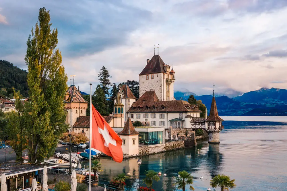 Schloss Oberhofen in der Schweiz