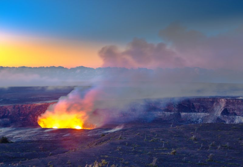 Volcanos Nationalpark auf Big Island in Hawaii in den USA