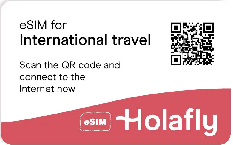 Holafly internationale esim Karte